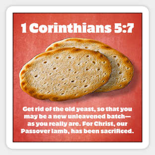 1 Corinthians 5:7 Sticker